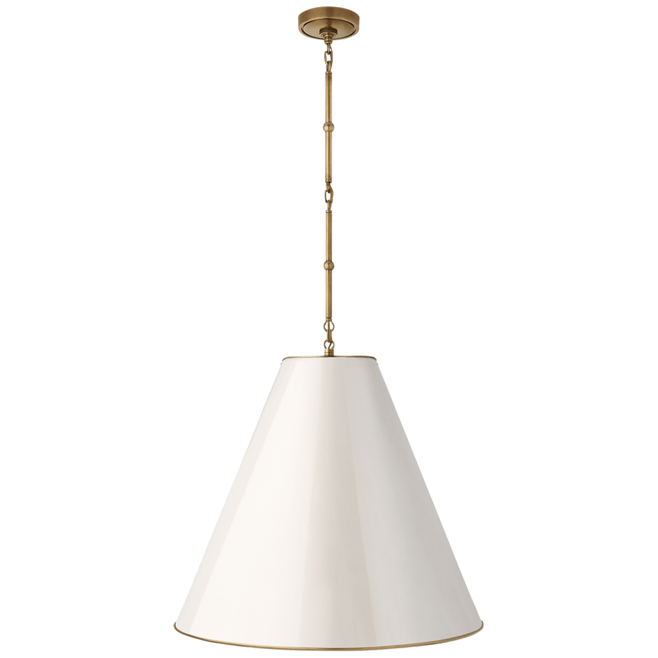 Goodman Large Hanging Lamp, a premium Pendant light by VCGallery Italy. Close - up image of its design.