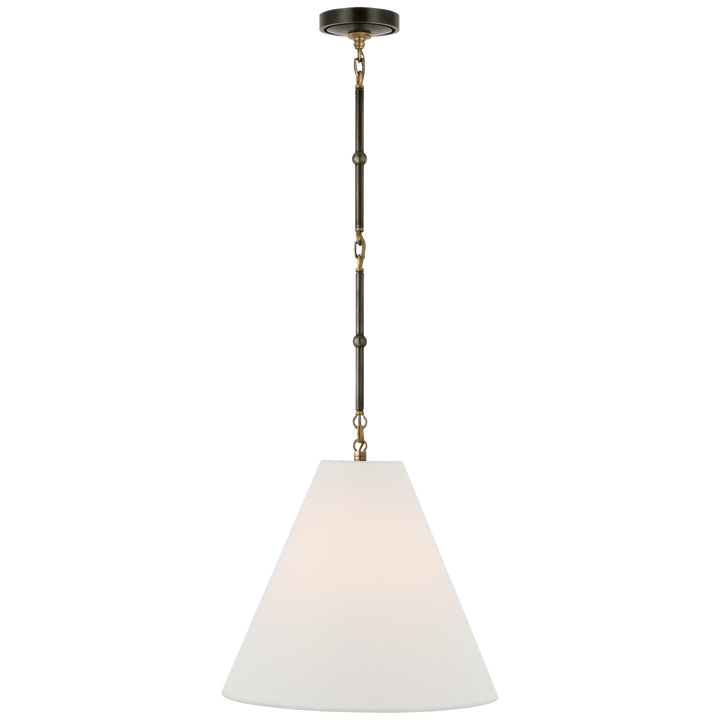 Goodman Small Hanging Light, a premium Pendant light by Visual Comfort & Co. Close - up image of its design.