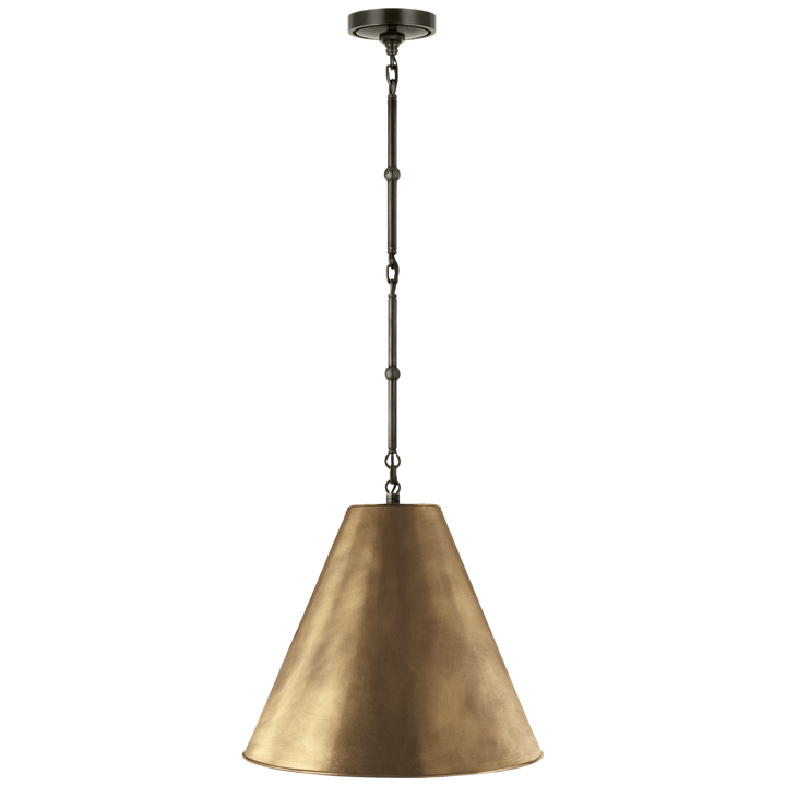 Goodman Small Hanging Light, a premium Pendant light by Visual Comfort & Co. Close - up image of its design.