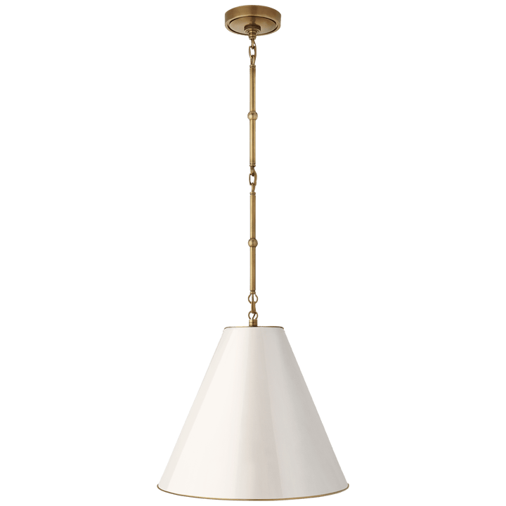 Goodman Small Hanging Light, a premium Pendant light by VCGallery Italy. Close - up image of its design.