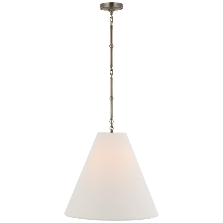 Goodman Medium Hanging Light, a premium Pendant light by Visual Comfort & Co. Close - up image of its design.