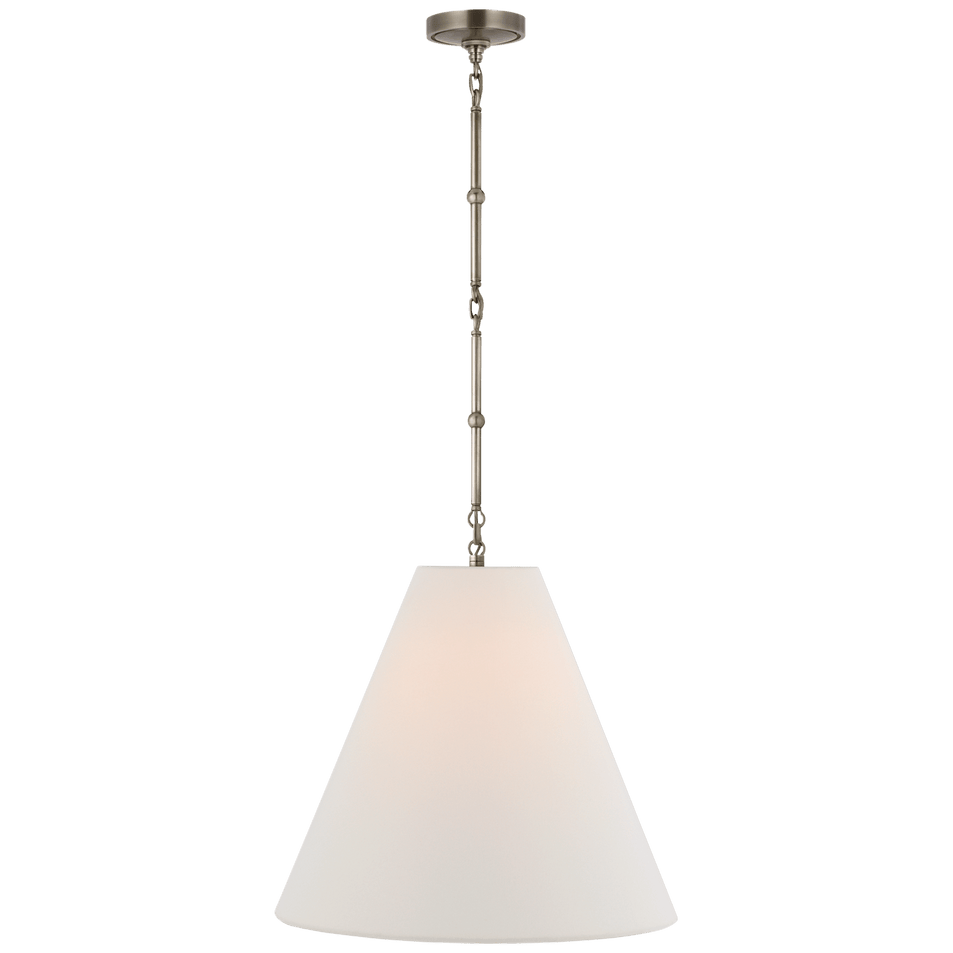 Goodman Medium Hanging Light, a premium Pendant light by Visual Comfort & Co. Close - up image of its design.