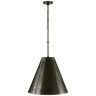 Goodman Medium Hanging Light, a premium Pendant light by Visual Comfort & Co. Close - up image of its design.