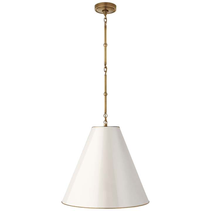 Goodman Medium Hanging Light, a premium Pendant light by VCGallery Italy. Close - up image of its design.