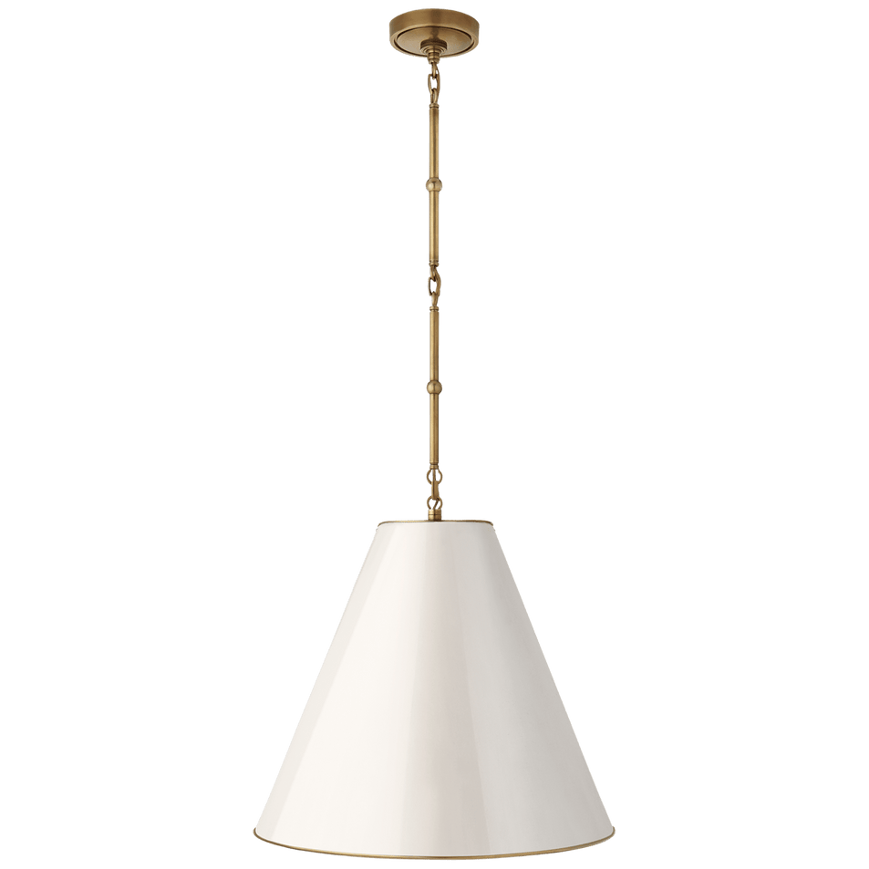 Goodman Medium Hanging Light, a premium Pendant light by VCGallery Italy. Close - up image of its design.