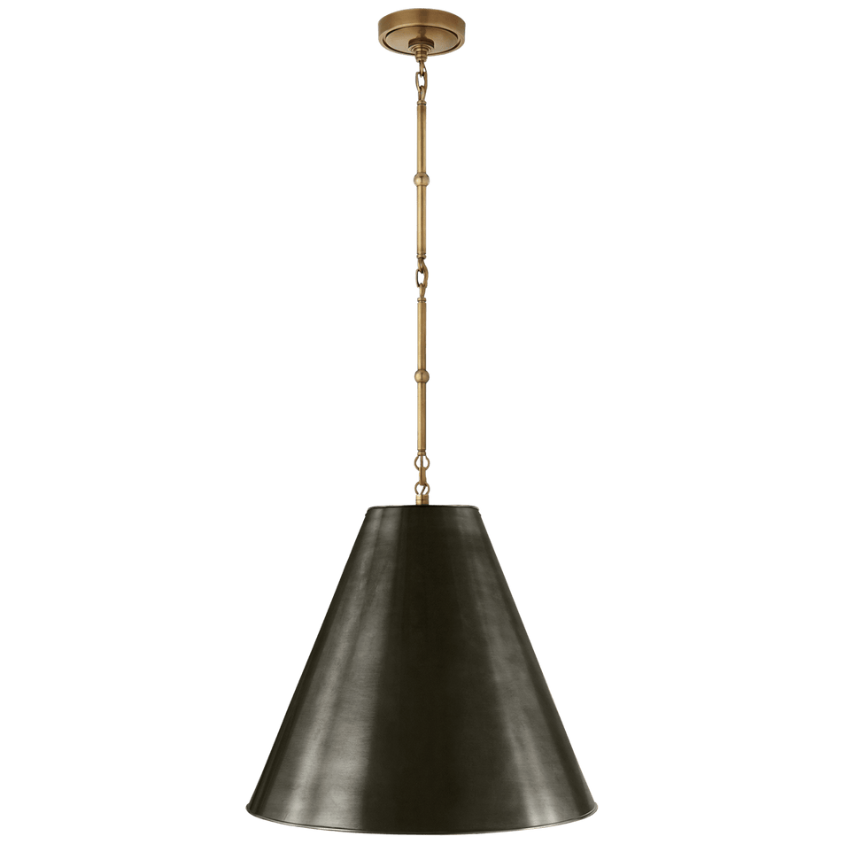 Goodman Medium Hanging Light, a premium Pendant light by VCGallery Italy. Close - up image of its design.