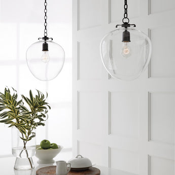 Katie Acorn Pendant, a premium Pendant light by Visual Comfort. Close - up image of its design.