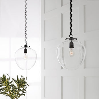 Katie Acorn Pendant, a premium Pendant light by Visual Comfort. Close - up image of its design.