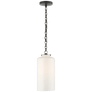 Katie Cylinder Pendant, a premium Pendant light by Visual Comfort. Close - up image of its design.