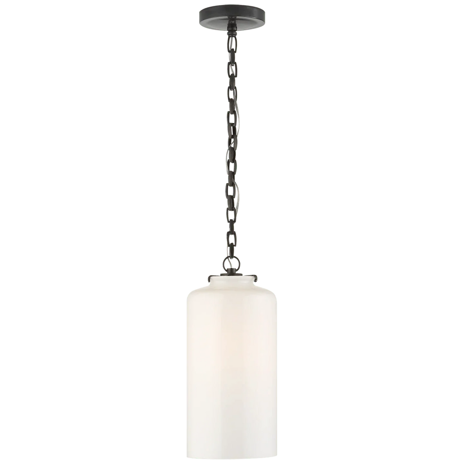 Katie Cylinder Pendant, a premium Pendant light by Visual Comfort & Co. Close - up image of its design.