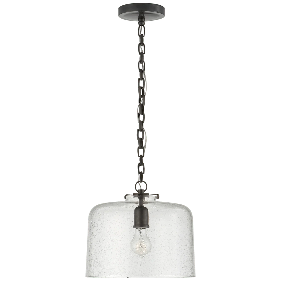 Katie Dome Pendant, a premium Pendant light by Visual Comfort. Close - up image of its design.