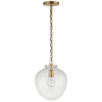 Katie Acorn Pendant, a premium Pendant light by Visual Comfort. Close - up image of its design.