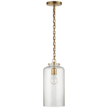 Katie Cylinder Pendant, a premium Pendant light by Visual Comfort. Close - up image of its design.