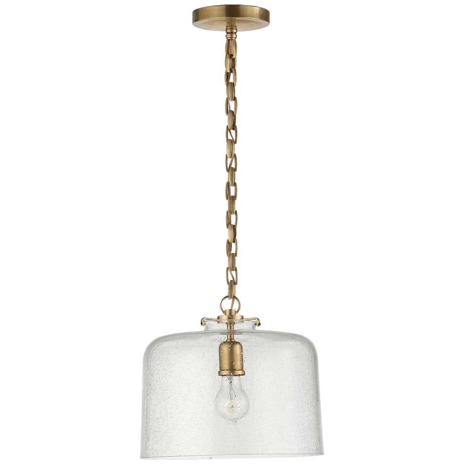 Katie Dome Pendant, a premium Pendant light by Visual Comfort. Close - up image of its design.