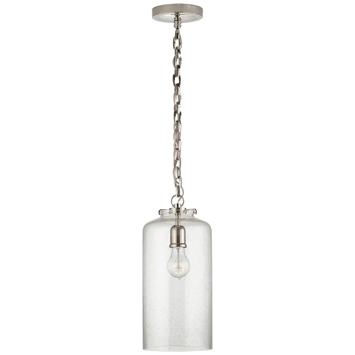 Katie Cylinder Pendant, a premium Pendant light by Visual Comfort & Co. Close - up image of its design.