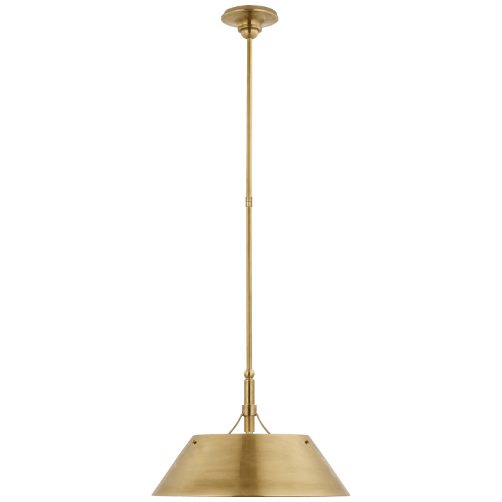 Turlington Large Pendant, a premium Pendant light by Visual Comfort & Co. Close - up image of its design.
