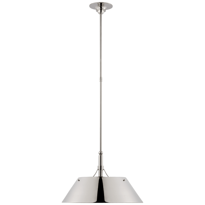 Turlington Large Pendant, a premium Pendant light by Visual Comfort & Co. Close - up image of its design.