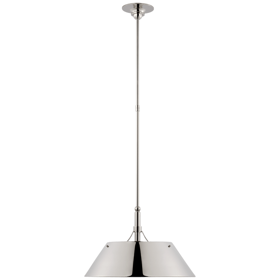 Turlington Large Pendant, a premium Pendant light by Visual Comfort & Co. Close - up image of its design.