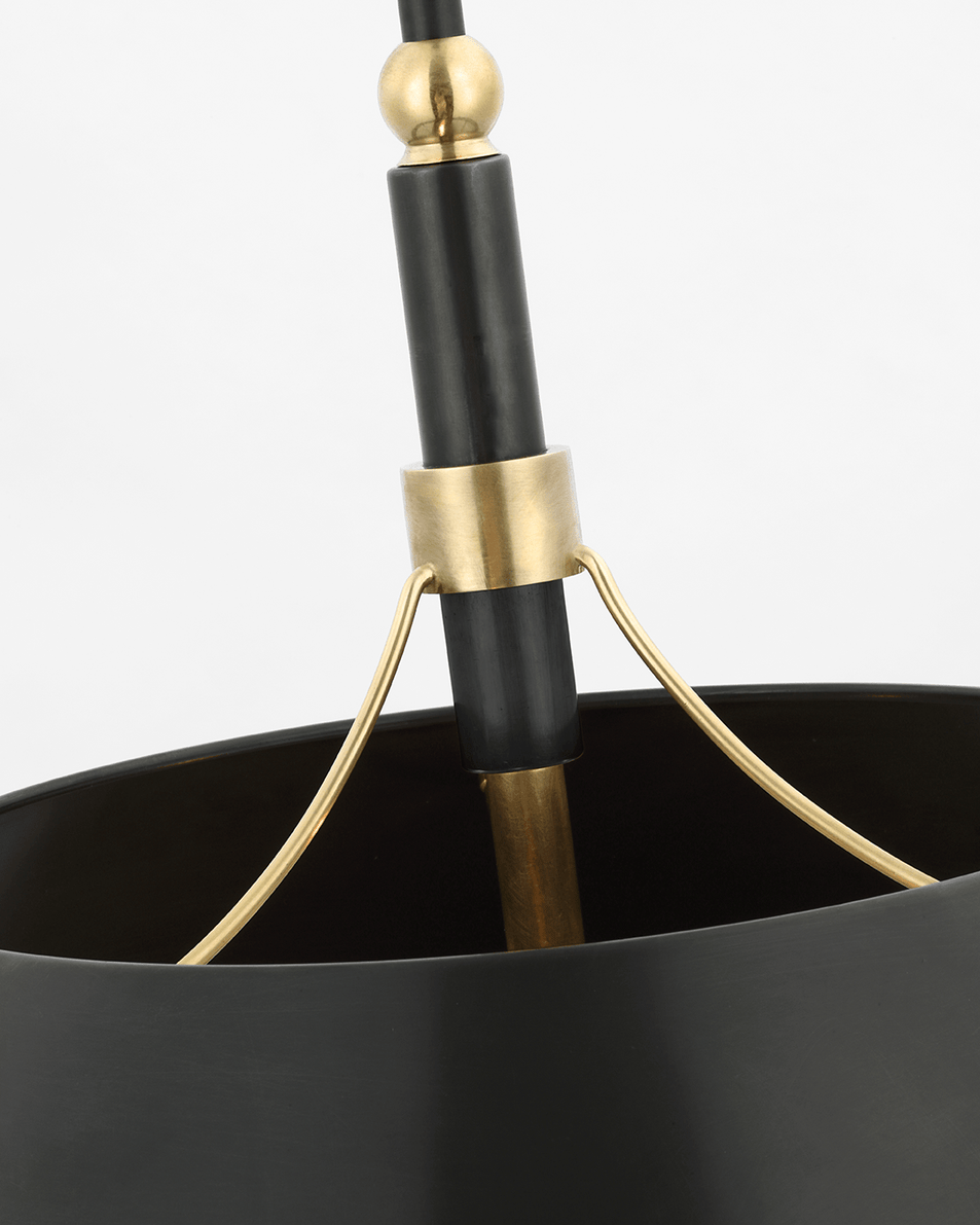 Turlington Large Pendant, a premium Pendant light by Visual Comfort & Co. Close - up image of its design.