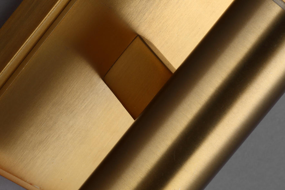 Beckham Modern Double Sconce in Burnished Brass