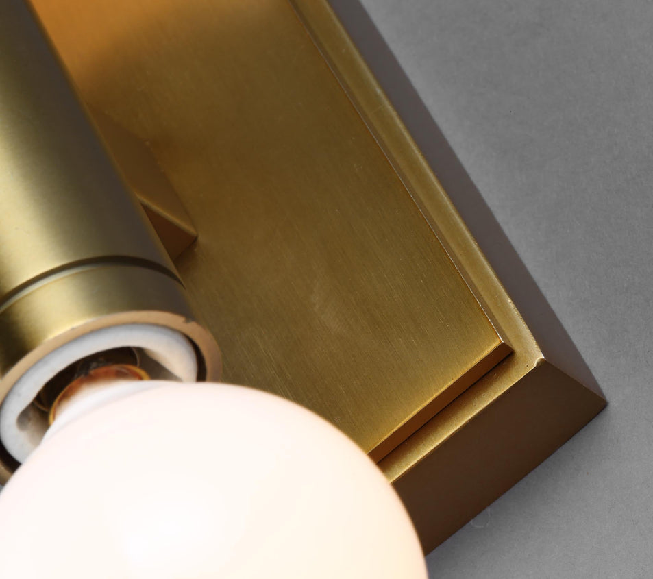 Beckham Modern Double Sconce in Burnished Brass