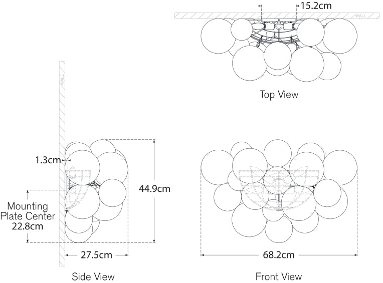 Talia Large Sconce Blueprint