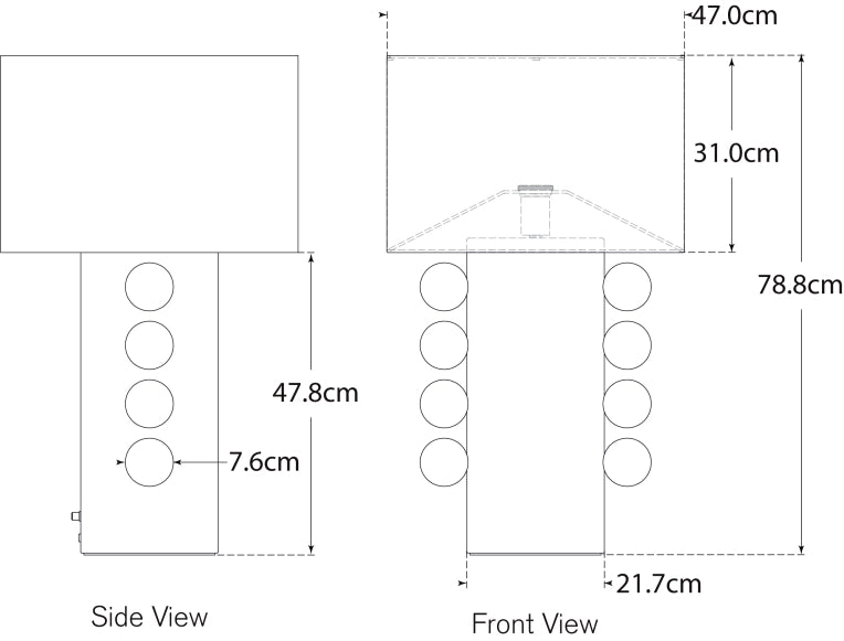 Tiglia Tall Table Lamp Blueprint