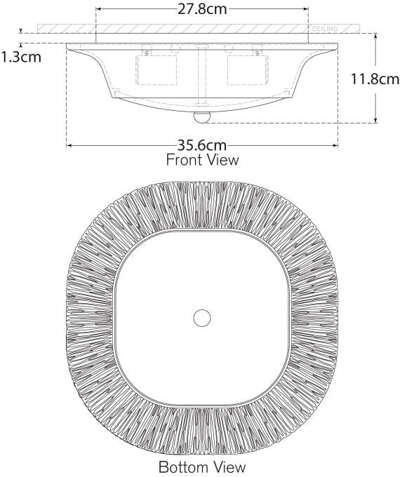 Utopia Round Flush Mount Blueprint