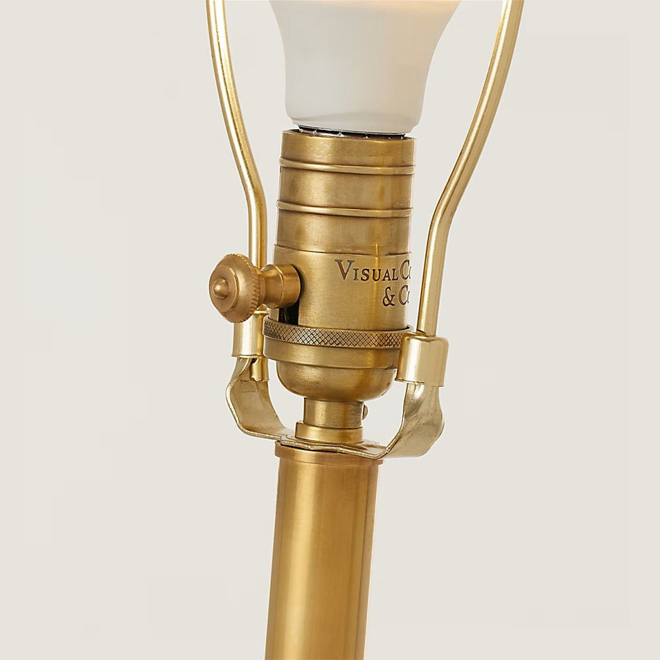 Griffin Large Floor Lamp, a premium Decorative light by Visual Comfort & Co. Close - up image of its design.