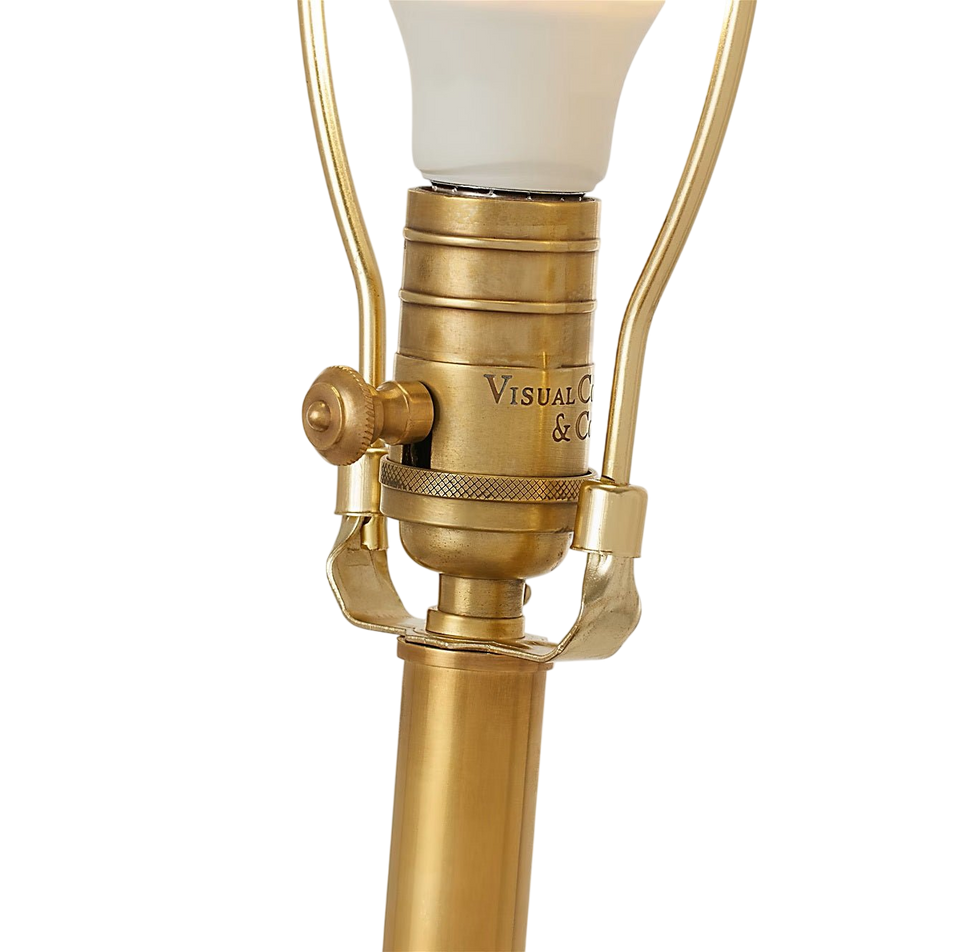 Griffin Large Floor Lamp, a premium Decorative light by Visual Comfort & Co. Close - up image of its design.