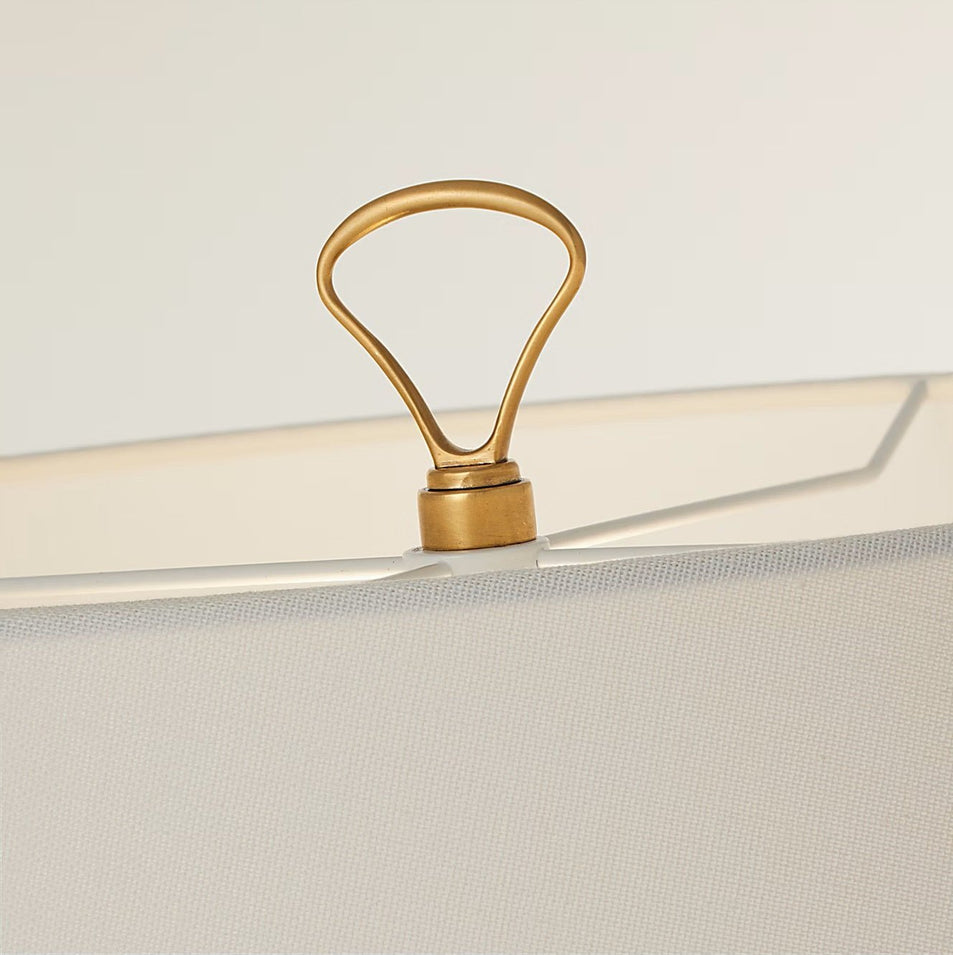 Griffin Large Floor Lamp, a premium Decorative light by Visual Comfort & Co. Close - up image of its design.