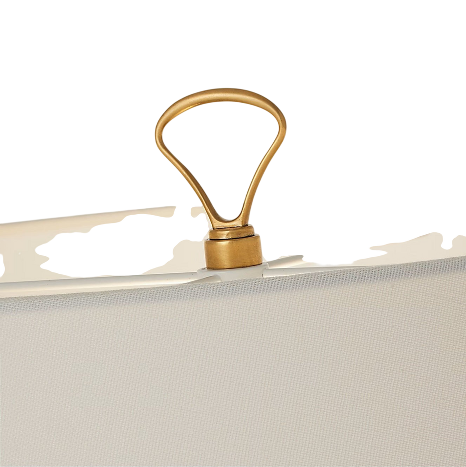 Griffin Large Floor Lamp, a premium Decorative light by Visual Comfort & Co. Close - up image of its design.