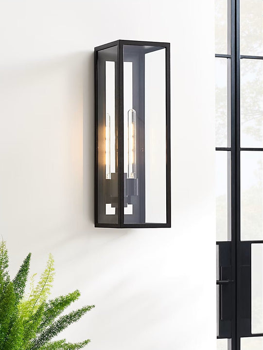 Fresno Grande 3/4 Wall Lantern, a premium Wall light by Visual Comfort & Co. Close - up image of its design.