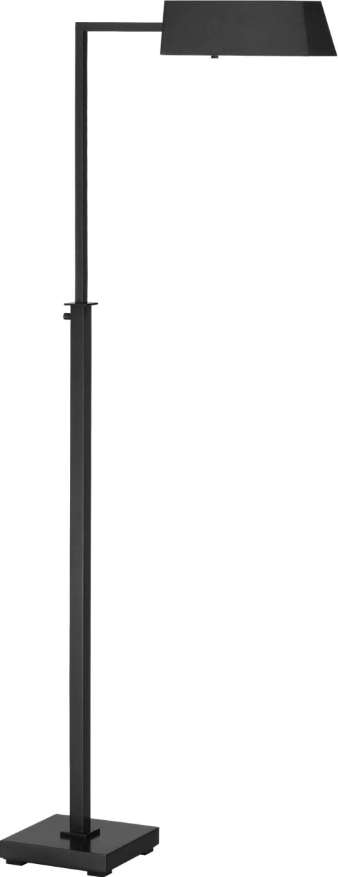 Adley Adjustable Pharmacy Floor Lamp in Bronze