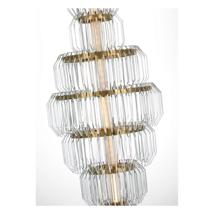 Killarney 19" Layered Entry Chandelier