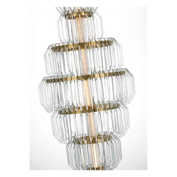 Killarney 19" Layered Entry Chandelier