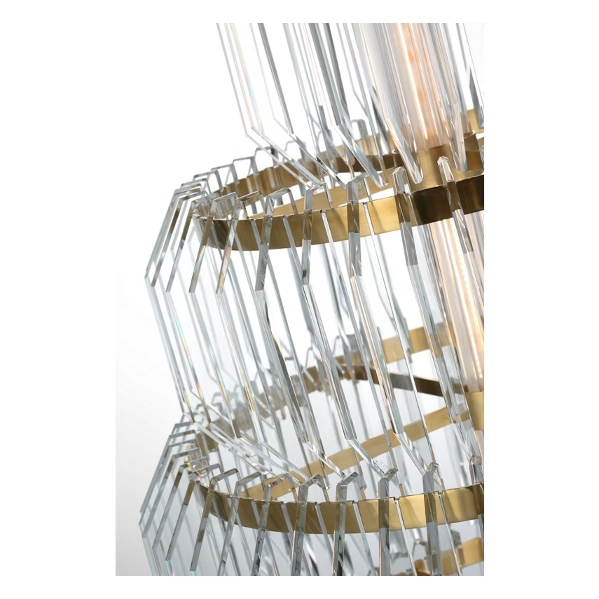 Killarney 19" Layered Entry Chandelier