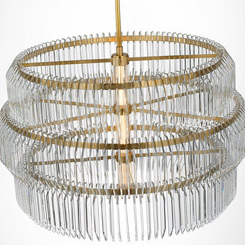 Killarney 32" Layered Drum Chandelier
