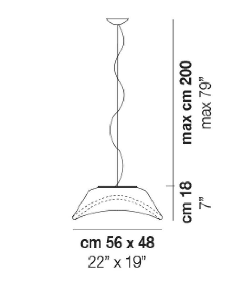 Lampada a sospensione Balance grande Progetto
