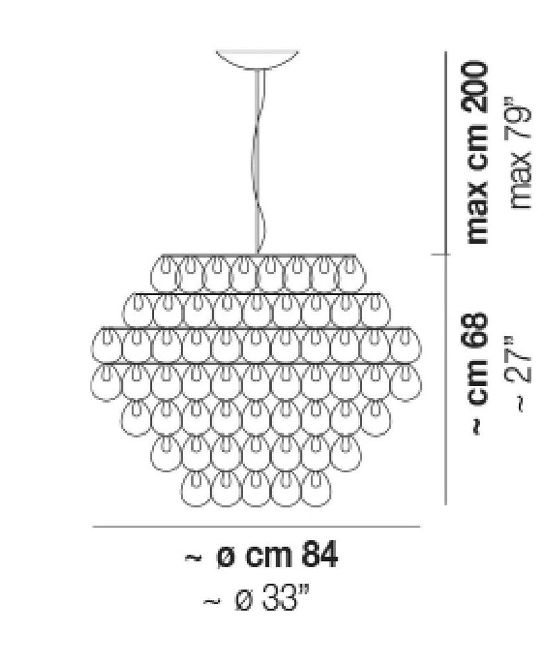 Giogali Extra Large Pendant Blueprint