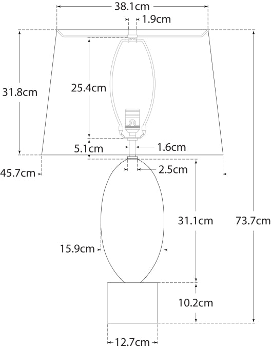 Versa Large Table Lamp Blueprint