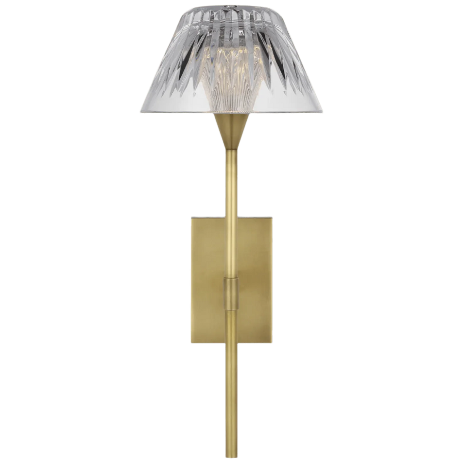 Blaze 14" Sconce, a premium Decorative light by Visual Comfort & Co. Close - up image of its design.