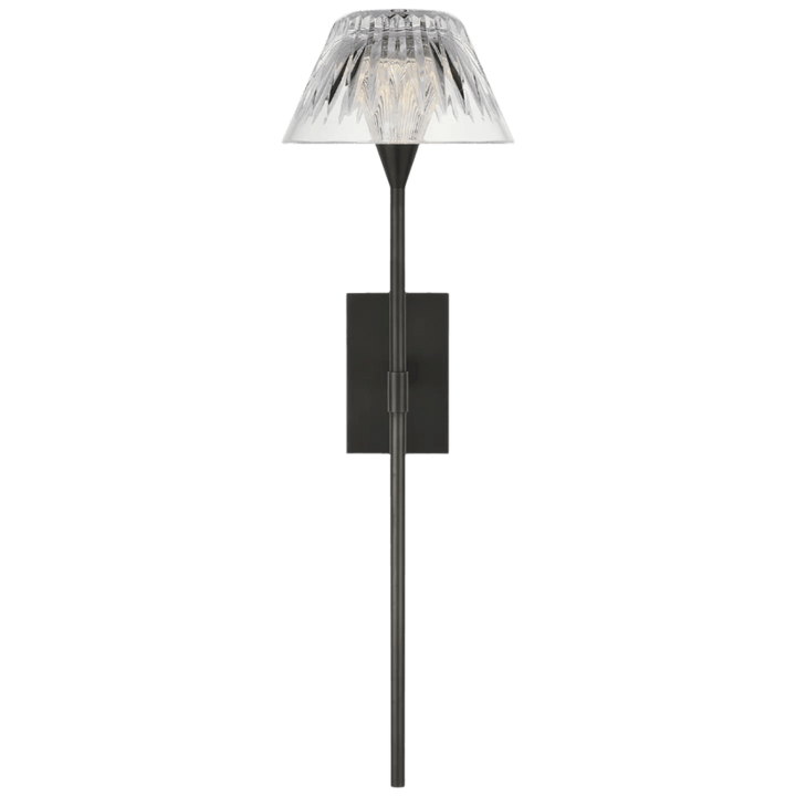 Blaze 19" Tail Sconce, a premium Decorative light by Visual Comfort & Co. Close - up image of its design.