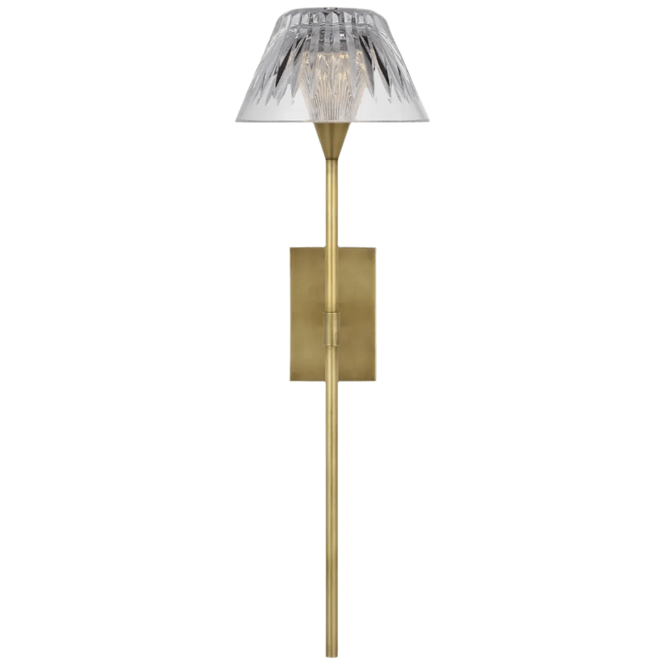 Blaze 19" Tail Sconce, a premium Decorative light by Visual Comfort & Co. Close - up image of its design.