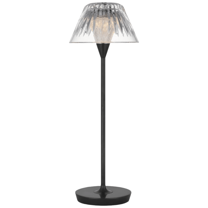 Blaze 16" Rechargeable Table Lamp, a premium Decorative light by Visual Comfort & Co. Close - up image of its design.