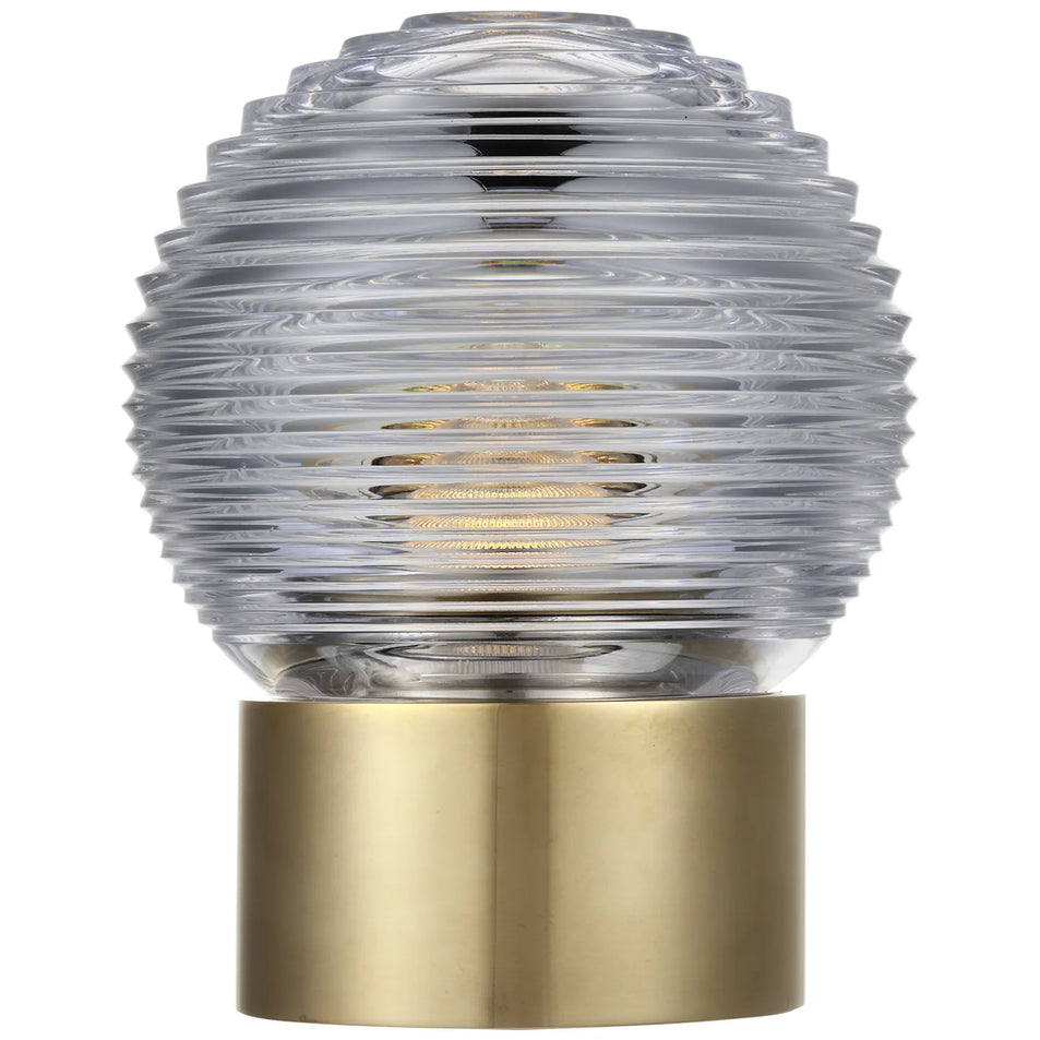 Circon 7" Rechargeable Accent Lamp, a premium Decorative light by Visual Comfort & Co. Close - up image of its design.