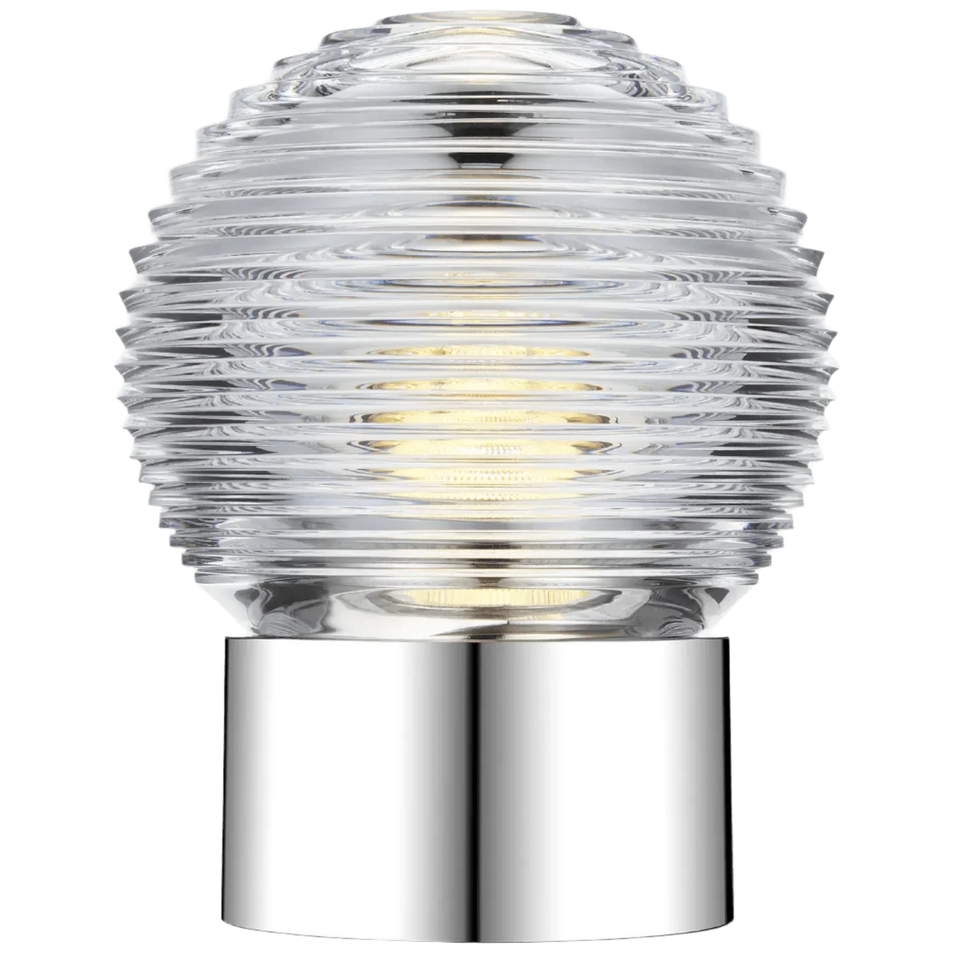 Circon 7" Rechargeable Accent Lamp, a premium Decorative light by Visual Comfort & Co. Close - up image of its design.