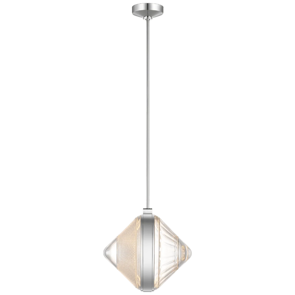 Copper Coast 15" Karo and Olive Cut Pendant, a premium Pendant light by Visual Comfort & Co. Close - up image of its design.