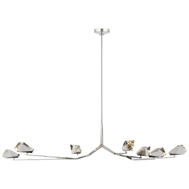 Carraig 65" 7 Light Chandelier, a premium Chandelier light by Visual Comfort & Co. Close - up image of its design.