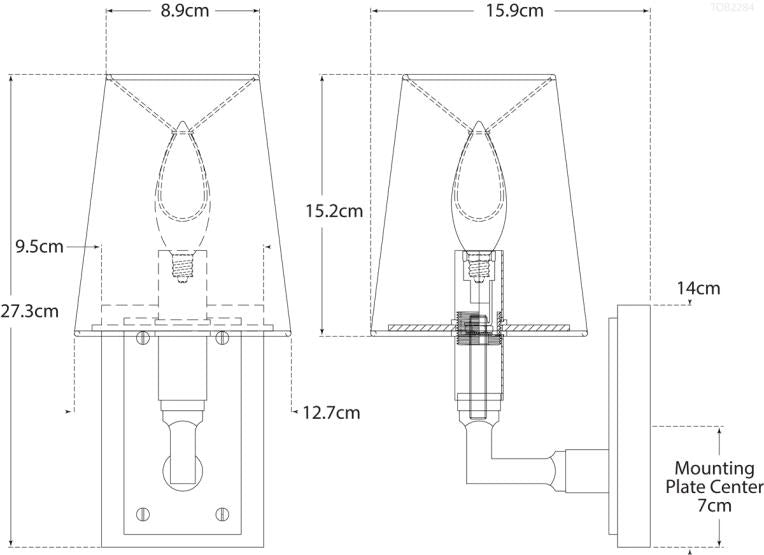 Watson Small Sconce Blueprint